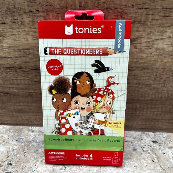 Tonies The Questioneers 4 Audiobooks Set Ada Twist Rosie Iggy Peck Sofia Valdez - Picture 1 of 8